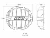 Hi-Tek Aluminum Differential Cover for GM Silverado/Sierra 1500 -Black aluminum black anodized