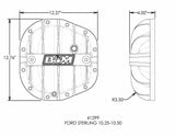 Hi-Tek Aluminum Differential Cover for Sterling 10.25/10.5-inch -Black aluminum black anodized