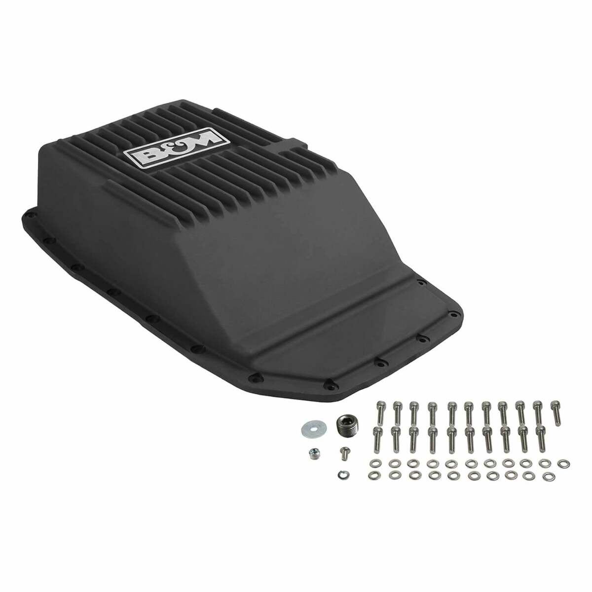 t B&M Hi-Tek Deep Trans Pan for Ford 6R80/6R100 Transmissions - 70394 B&M