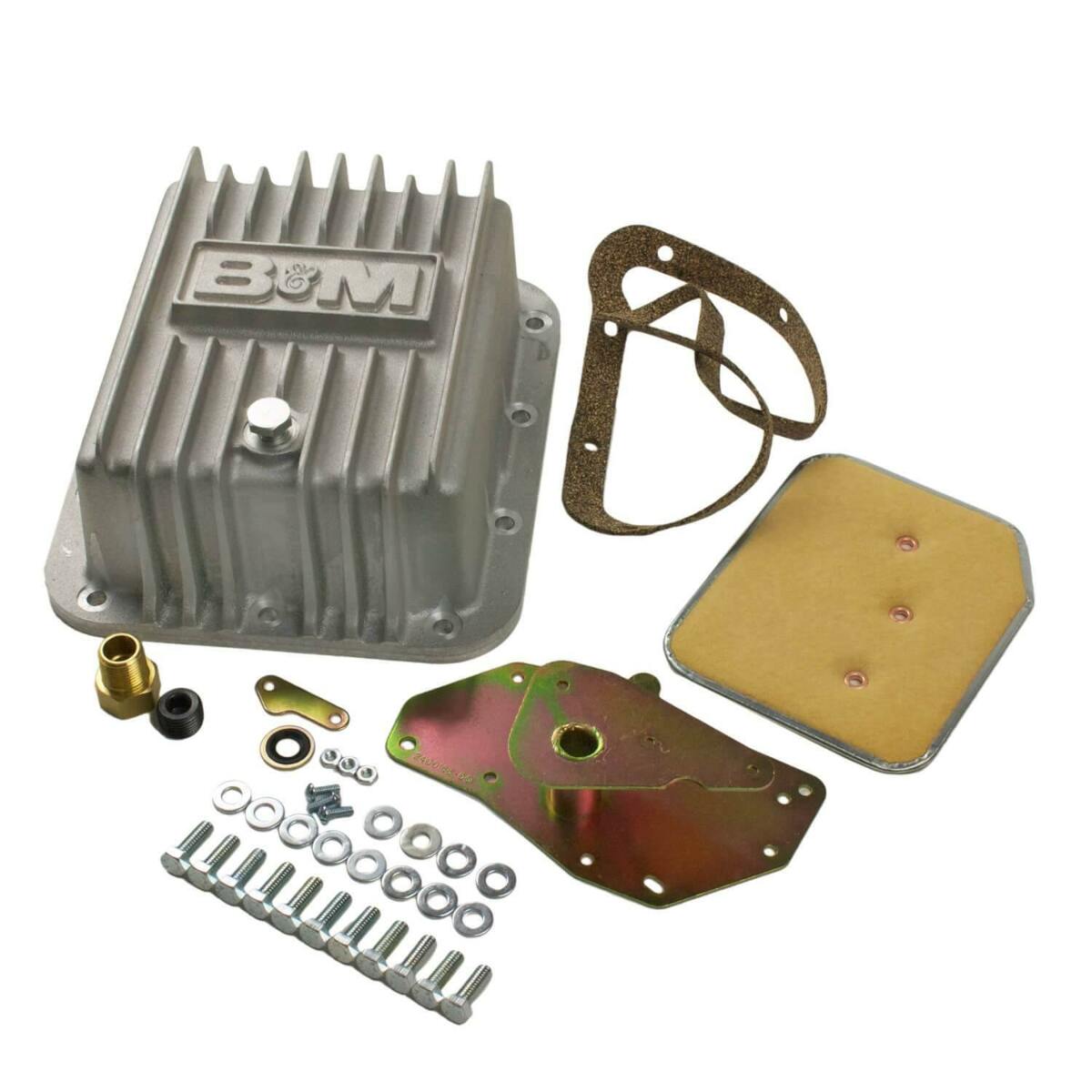 t B&M Hi-Tek Deep Trans Pan for Ford C4 Transmission - 50281 B&M