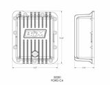 t B&M Hi-Tek Deep Trans Pan for Ford C4 Transmission - 50281 B&M