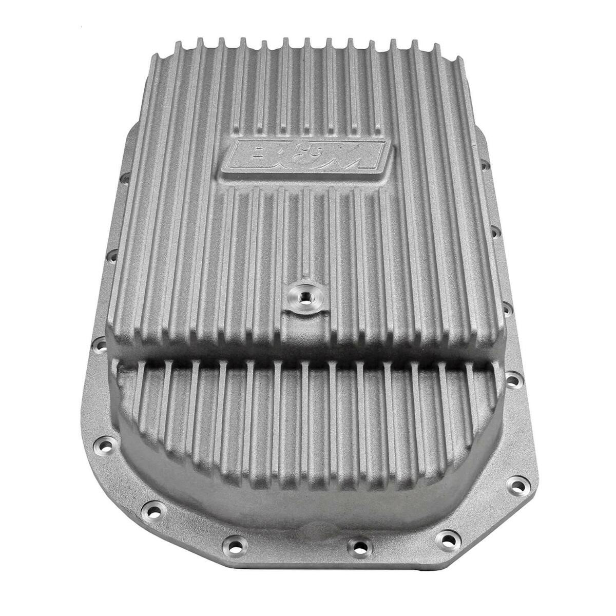 t B&M Hi-Tek Deep Trans Pan for GM 4L80E Transmissions - 70295 B&M