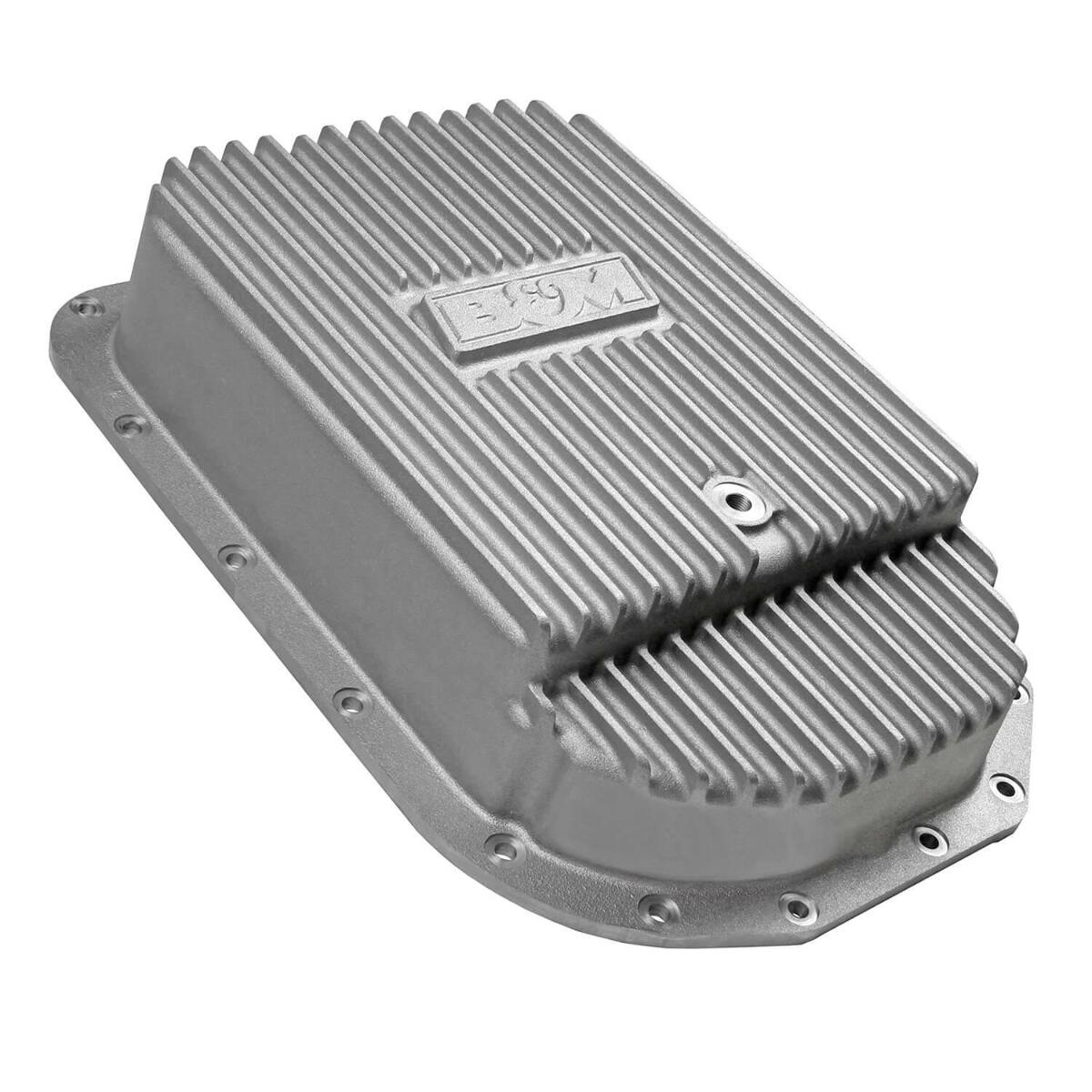 t B&M Hi-Tek Deep Trans Pan for GM 4L80E Transmissions - 70295 B&M