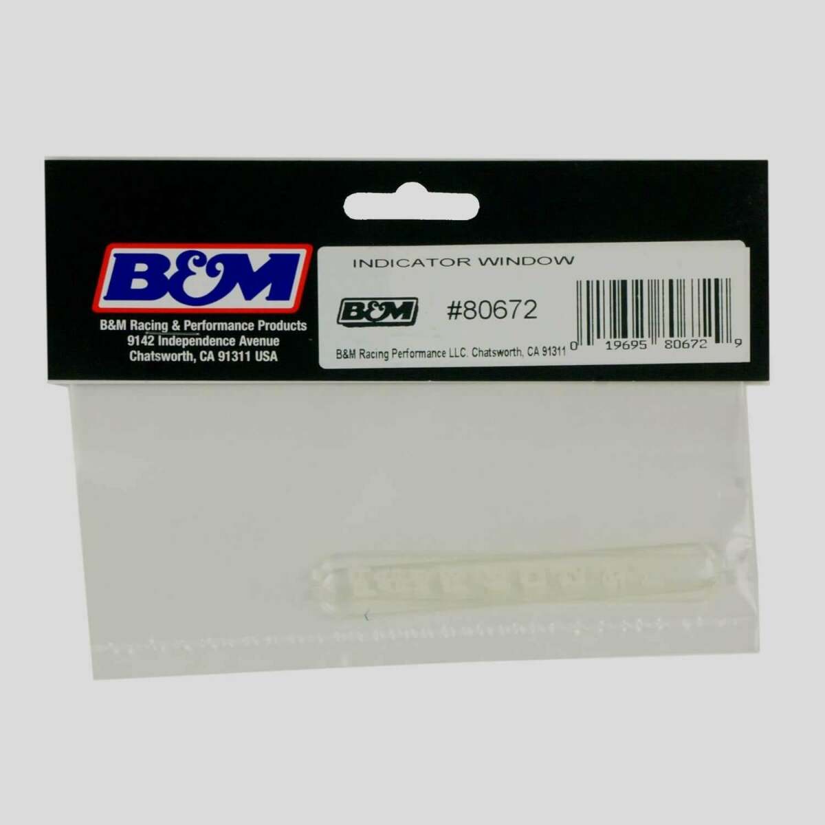 t B&M Indicator Window for all QuickSilver Shifters. - 80672 B&M