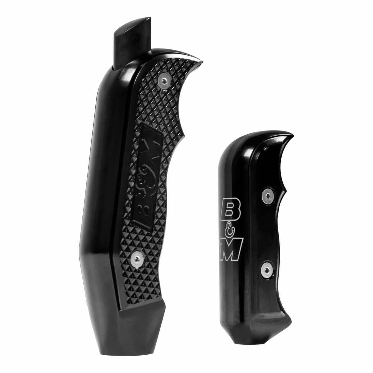 Magnum Grip Auto Shift Handle Set billet aluminum black anodized