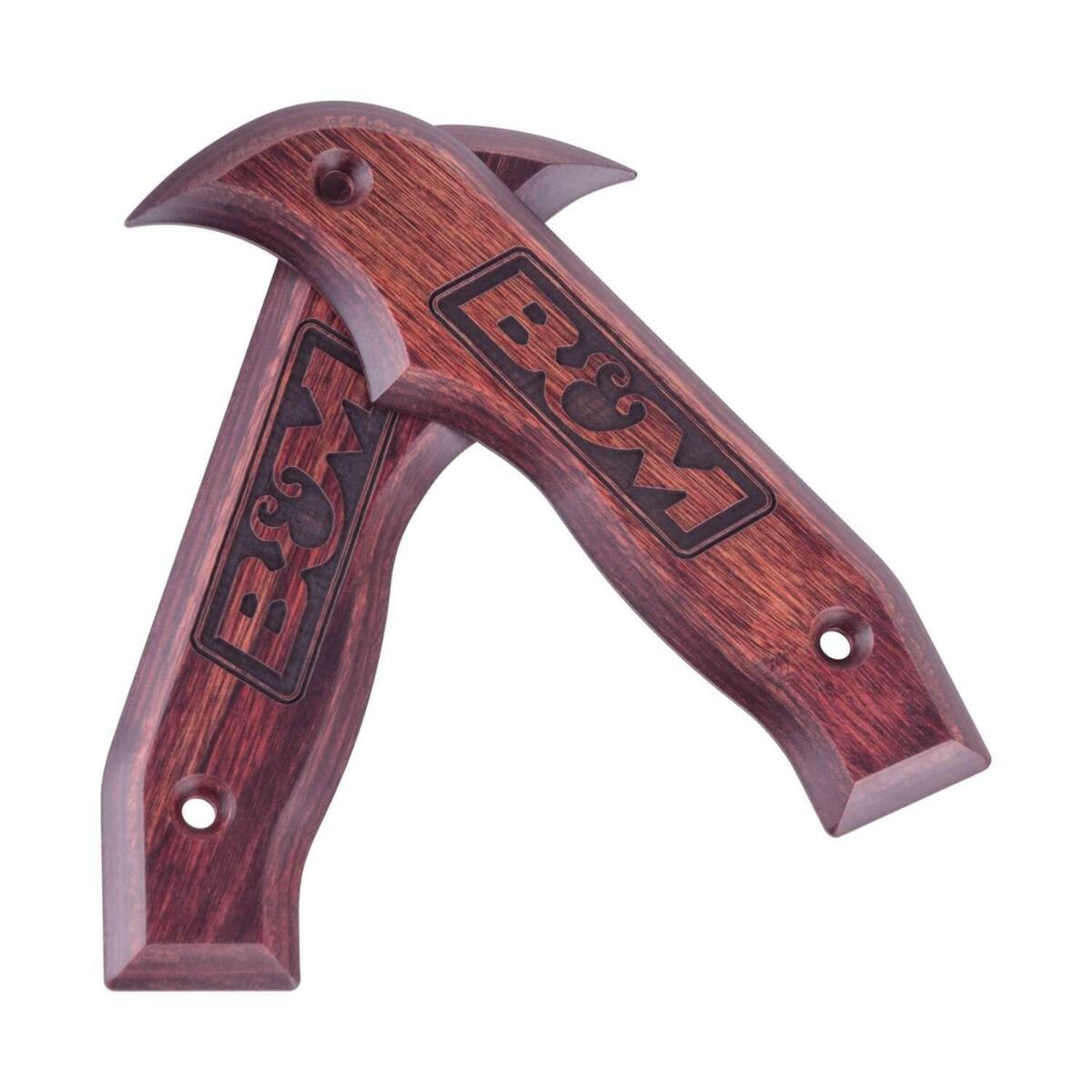 t B&M Magnum Grip Side Plates - Rosewood - 81086 B&M