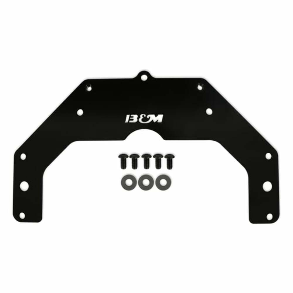 B&M Transmission Adapter Plate black