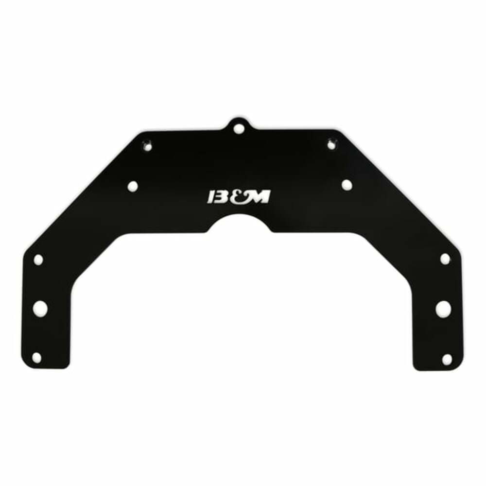 B&M Transmission Adapter Plate black
