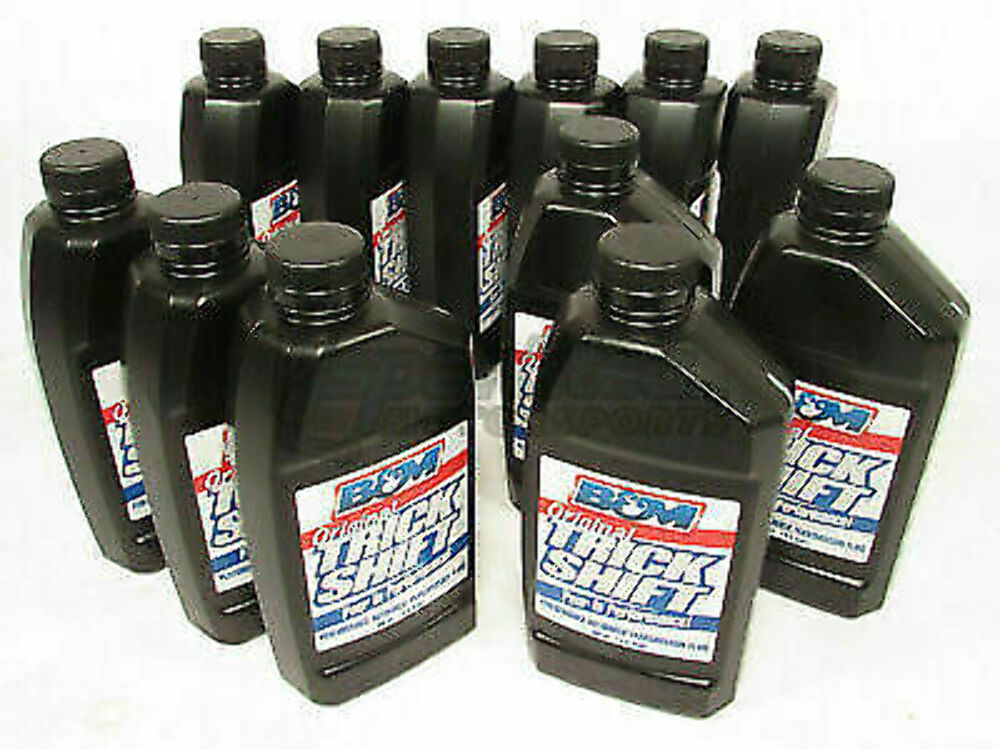 t B&M Trick Shift Automatic Transmission Fluid - Case of 12 Quart Bottles - 80261 B&M