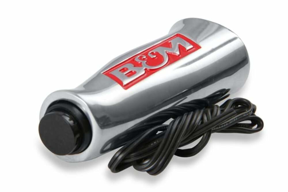 t B&M Universal T-Handle - Brushed with 12V Switch - 80658 B&M