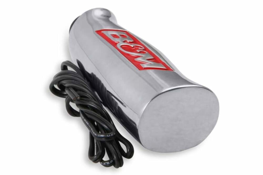 t B&M Universal T-Handle - Brushed with 12V Switch - 80658 B&M