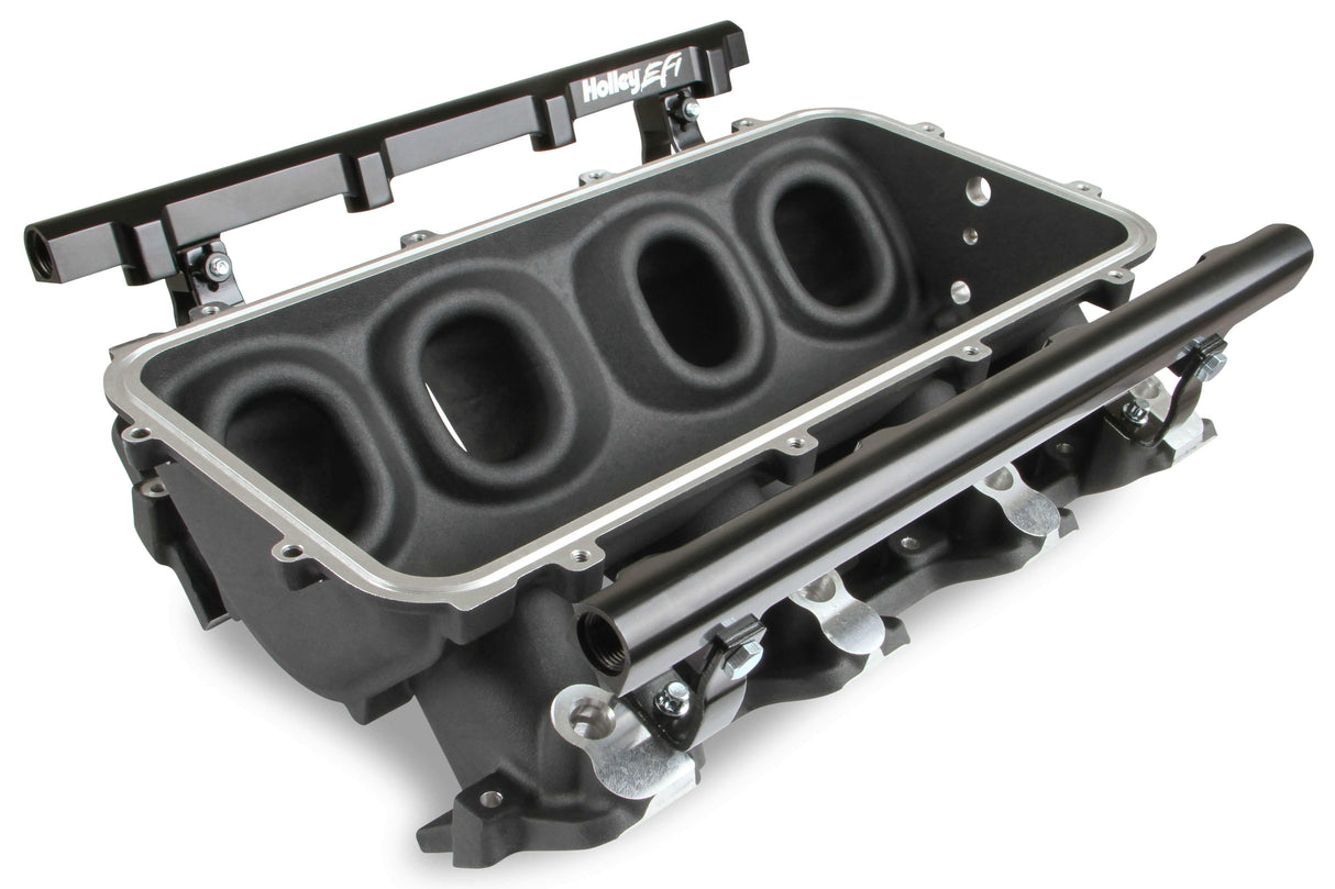 Holley EFI Base Manifold and Rail Kit for Lo-Ram 300-620BK - 300-600BK black