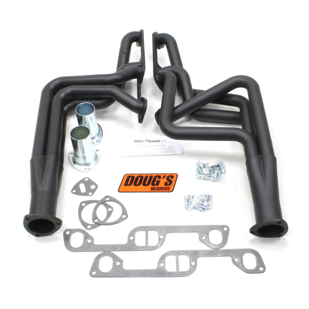 Long Tube Headers for 70-81 Firebird 326-455 1-3/4in Primary Black Coated D570-B