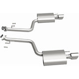 2014-2023 Lexus IS350 Direct-Fit Replacement Exhaust System 106-0833 aluminized steel