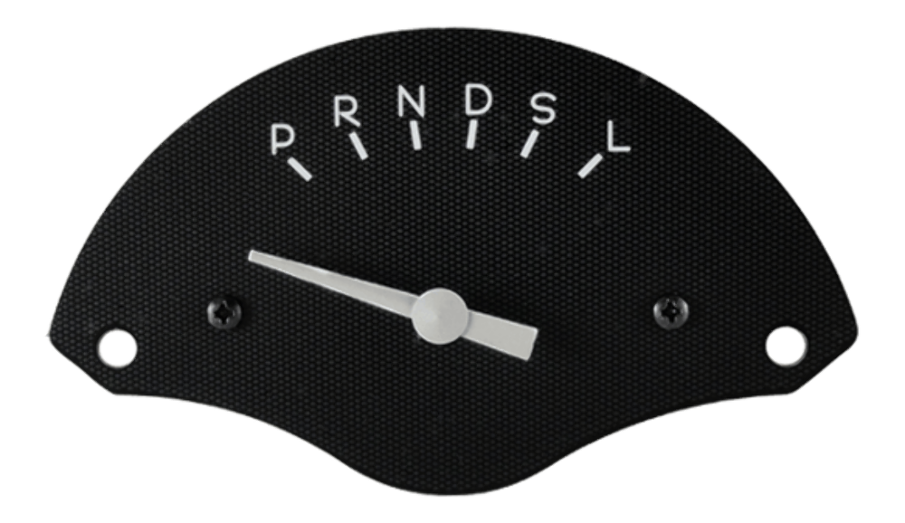 1955-56 Gear Indicator BE07B for 1955-1956 black