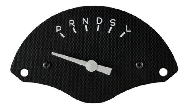 1955-56 Gear Indicator BE07B for 1955-1956 black