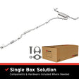 2007-2014 Ford Edge Direct-Fit Replacement Exhaust System 106-0489 aluminized steel