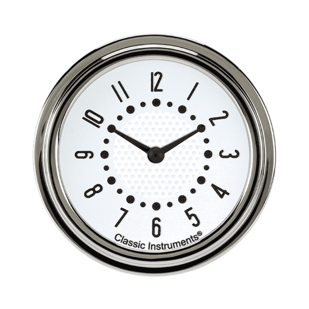 Bel Era III Matching White 2 5/8" Clock BET92W