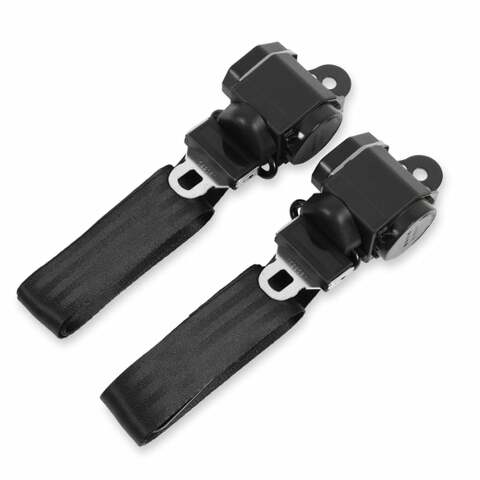 1960-1966 Chevrolet C10 Panel; Seat Belt Kit - 3 Pt BELTKT4-3BLACK