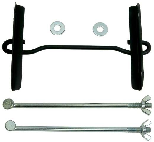 battery hold down bolt washer and wing nut fits 1957-1958 Chevy Full Size BHD001 Shafer's Classic Reproductions