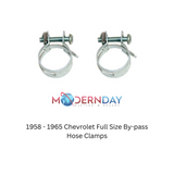 Fits 1958 - 1965 Chevrolet Full Size By-pass Hose Clamps BHH400