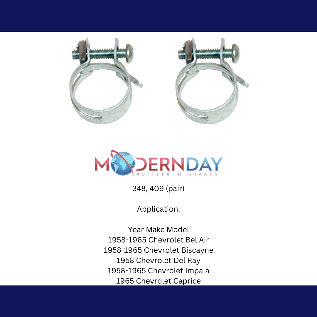 Fits 1958 - 1965 Chevrolet Full Size By-pass Hose Clamps BHH400