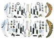 Brake Hardware Kit, Front and Rear fits 1955-1958 Chevy Full Size Brake Hardware BHK002 Shafer's Classic Reproductions