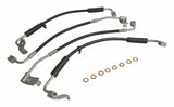 Jeep Steel Black Brake Hose Kit - BHK1