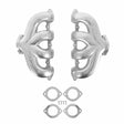 Hooker LT Swap Exhaust Manifolds -Center Dump-Silver Ceramic-Multi-Fit-2.50-BHS5189 black