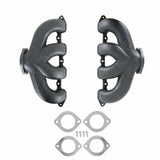 LT Swap Exhaust Manifolds -Center Dump-Black Ceramic-Multi-Fit-2.50-BHS5190