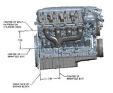 BlackHeart LT Swap Exhaust Manifolds-Rear Dump-Natural Cast - BHS5192