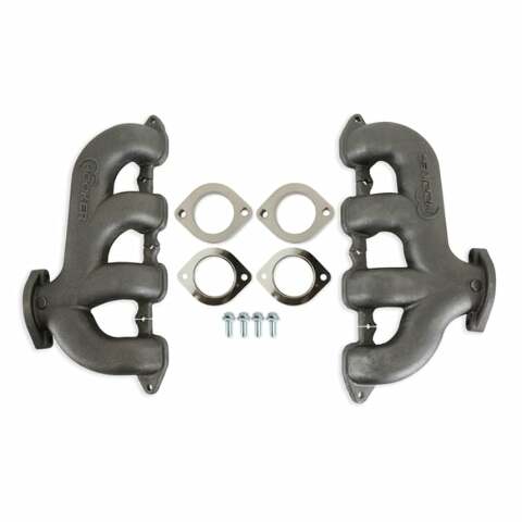 BlackHeart LT Swap Exhaust Manifolds-Rear Dump-Natural Cast - BHS5192