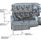 Hooker BlackHeart LT Swap Exhaust Manifolds-Rear Dump-Black - BHS5194