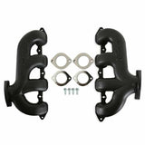 Hooker BlackHeart LT Swap Exhaust Manifolds-Rear Dump-Black BHS5194