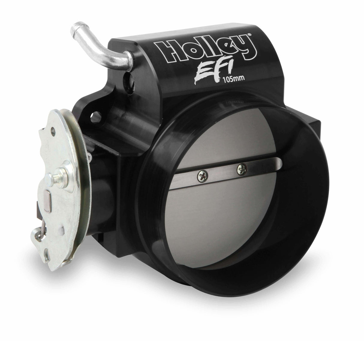Holley EFI BILLET 105mm LS Throttle Body w/low RPM Taper - 112-581 for Ram black aluminum