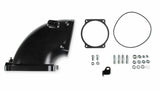 Holley EFI Billet 4500 EFI Throttle Body Intake Elbow-LS- Black Finish - 300-253BK
