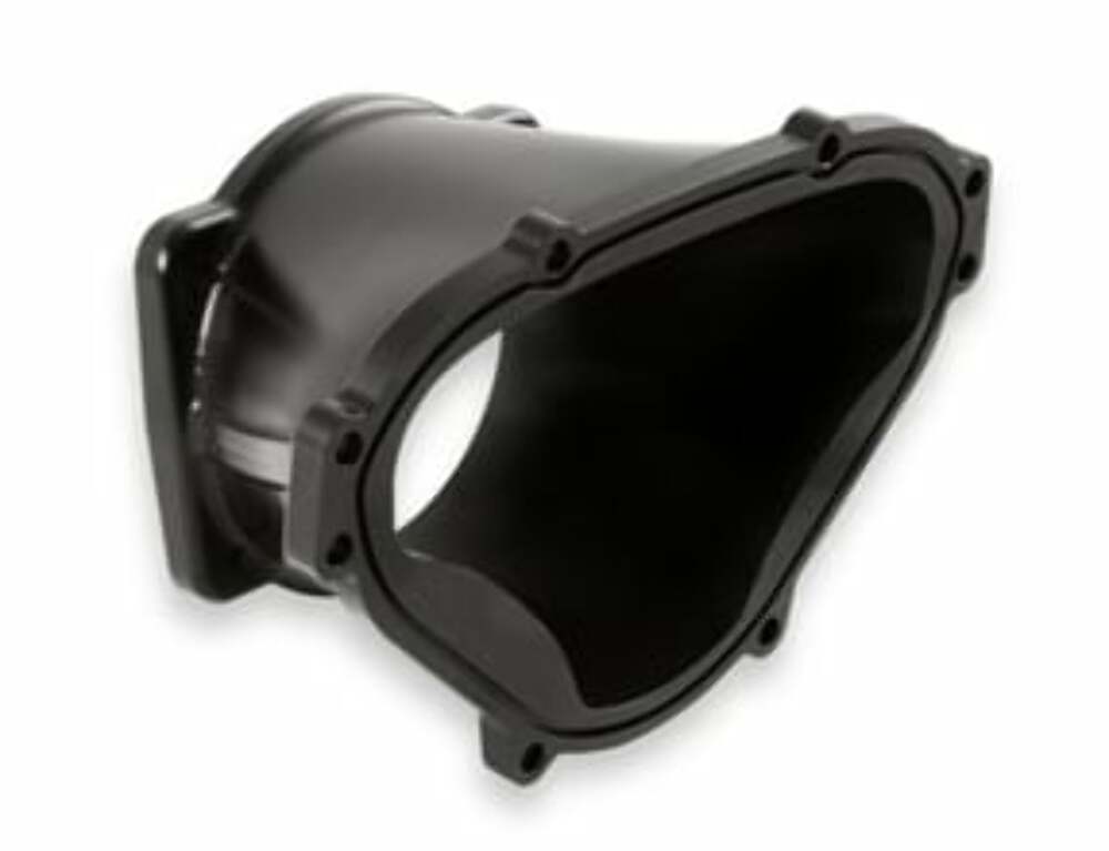Holley EFI Billet Aluminum LS Front-Feed Lo-Ram 105 mm Throttle Body Adapter 300-630BK