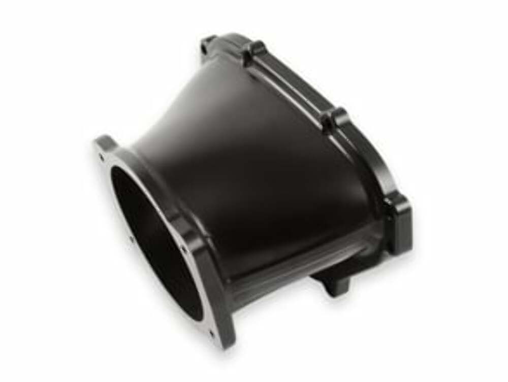 Holley EFI Billet Aluminum LS Front-Feed Lo-Ram 105 mm Throttle Body Adapter 300-630BK