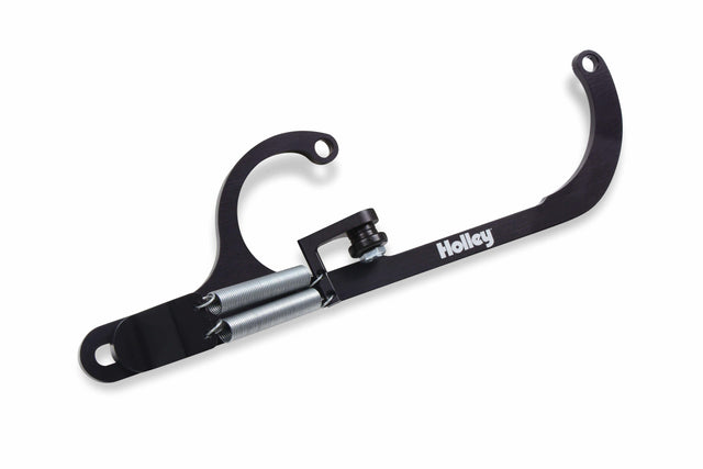 Holley Billet Aluminum Throttle Return Spring Bracket - 20-284 black aluminum