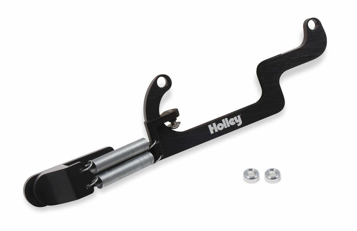 Holley Billet Aluminum Throttle Return Spring Bracket - 20-285 black aluminum