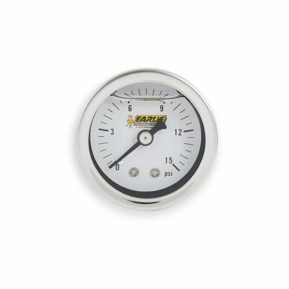 Holley Billet Bypass Fuel Pressure Regulator Kit 4.5-9 Psi W/Fittings & Gauge-12-840KIT