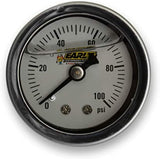 Holley Billet Bypass Fuel Pressure Regulator Kit 4.5-9 Psi W/Fittings & Gauge-12-841KIT