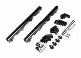 Holley EFI BILLET FUEL RAILS KIT - OE TRUCK LS INTAKES - 534-244 black aluminum