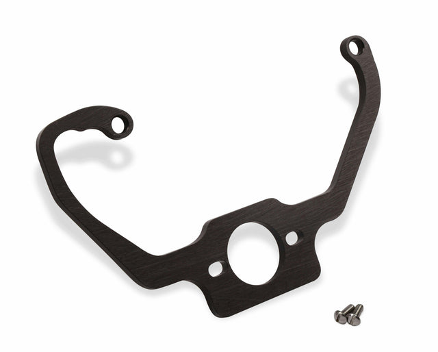 Holley Billet Regulator Bracket - 20-275 black aluminum