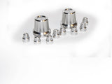 Billet Strut TowerCaps 10pc fits Ford Mustang Shelby 11-14 Drake BR3Z-7W13296-BL muscle car aluminum