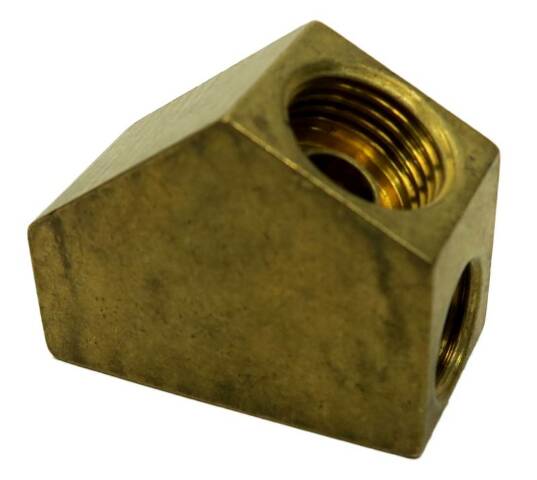 Camaro Fuel Line Brass Y Block fits 1967-1969 Cama ro BJB700 Shafer's Classic Reproductions