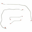Front Brake Line Kit for 1955 Chevy Bel Air stainless steel