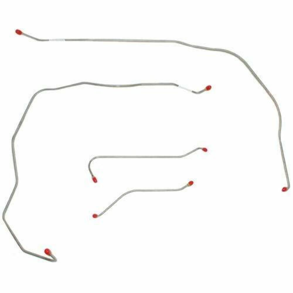 Front Brake Line Kit for 1955 Chevy Bel Air stainless steel