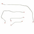Front Brake Line Kit for 1955 Chevy Bel Air disc brakes stainless steel