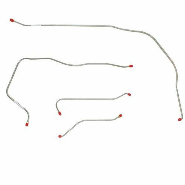 Front Brake Line Kit for 1955 Chevy Bel Air disc brakes stainless steel